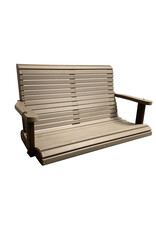 Legacy Outdor Furniture Legacy 4' High Back Swing With Stainless SteelChains - S1110