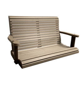 Legacy Outdor Furniture Legacy 4' High Back Swing With Stainless SteelChains - S1110