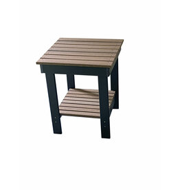 Legacy Outdor Furniture Legacy End Table With Shelf - 20" x 20 1/2" - CT1130-NF