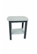 Legacy Outdor Furniture Legacy Oval End Table With Shelf - 19" x 15" - CT1132