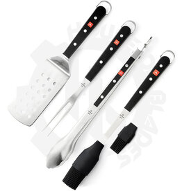 Wusthof Wusthof 4 Piece Stainless Steel BBQ Tool Set - 2804