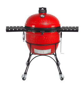 Kamado Joe Kamado Joe Big Joe II w/ Cart, Side Shelves, Heat Deflector & Tools w/ BJ-CBH - BJ24RHC