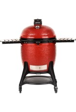 Kamado Joe Kamado Joe Big Joe III w/ Cart, Hyperbolic Insert, Aluminum Side Shelves, Heat Def, D&C, Tools - KJ15041021