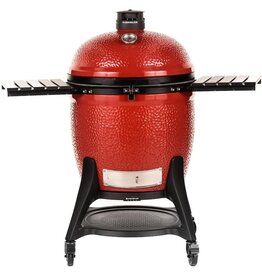 Kamado Joe Kamado Joe Big Joe III w/ Cart, Hyperbolic Insert, Aluminum Side Shelves, Heat Def, D&C, Tools - KJ15041021