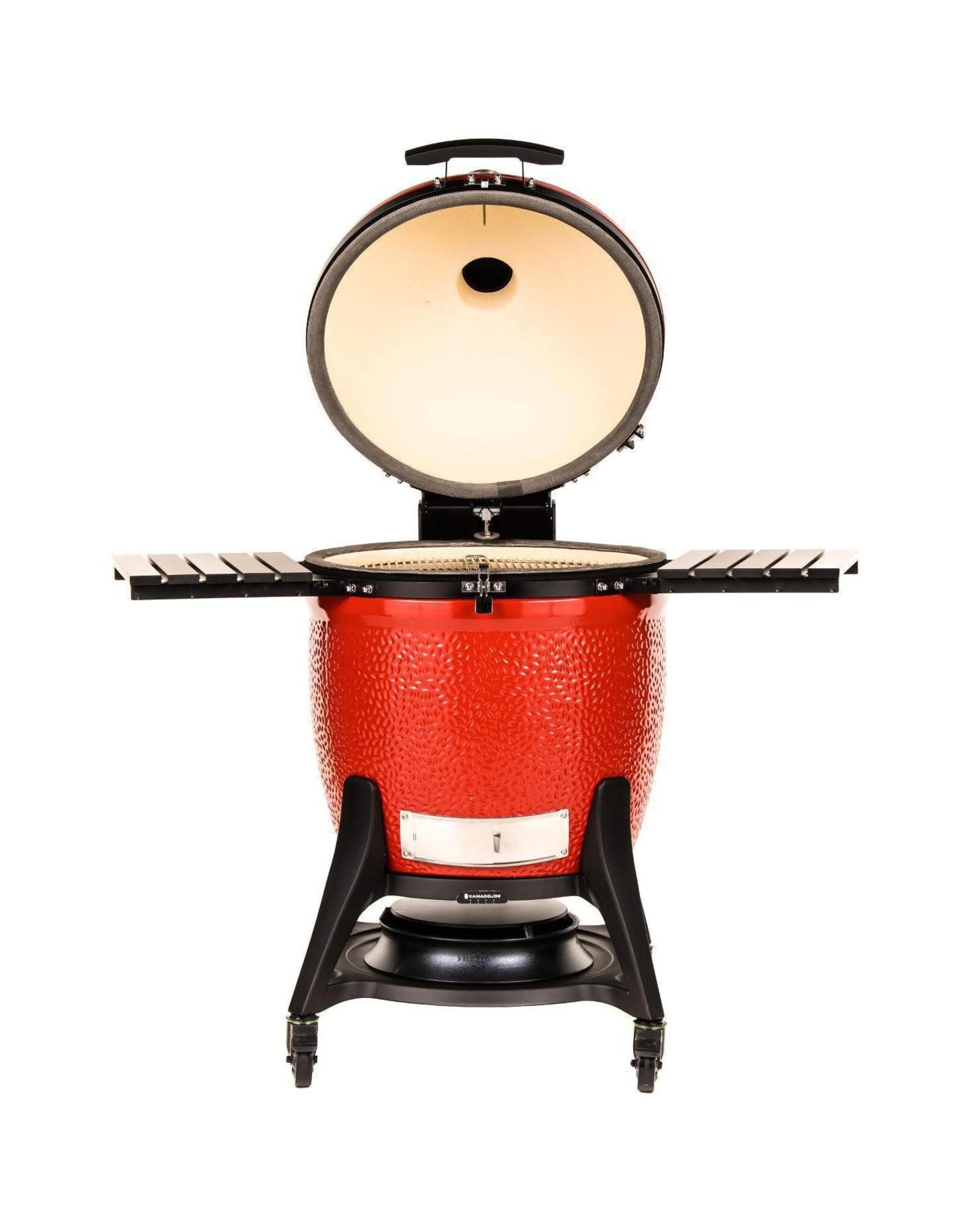 Kamado Joe Kamado Joe Big Joe III w/ Cart, Hyperbolic Insert, Aluminum Side Shelves, Heat Def, D&C, Tools - KJ15041021