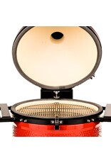 Kamado Joe Kamado Joe Big Joe III w/ Cart, Hyperbolic Insert, Aluminum Side Shelves, Heat Def, D&C, Tools - KJ15041021