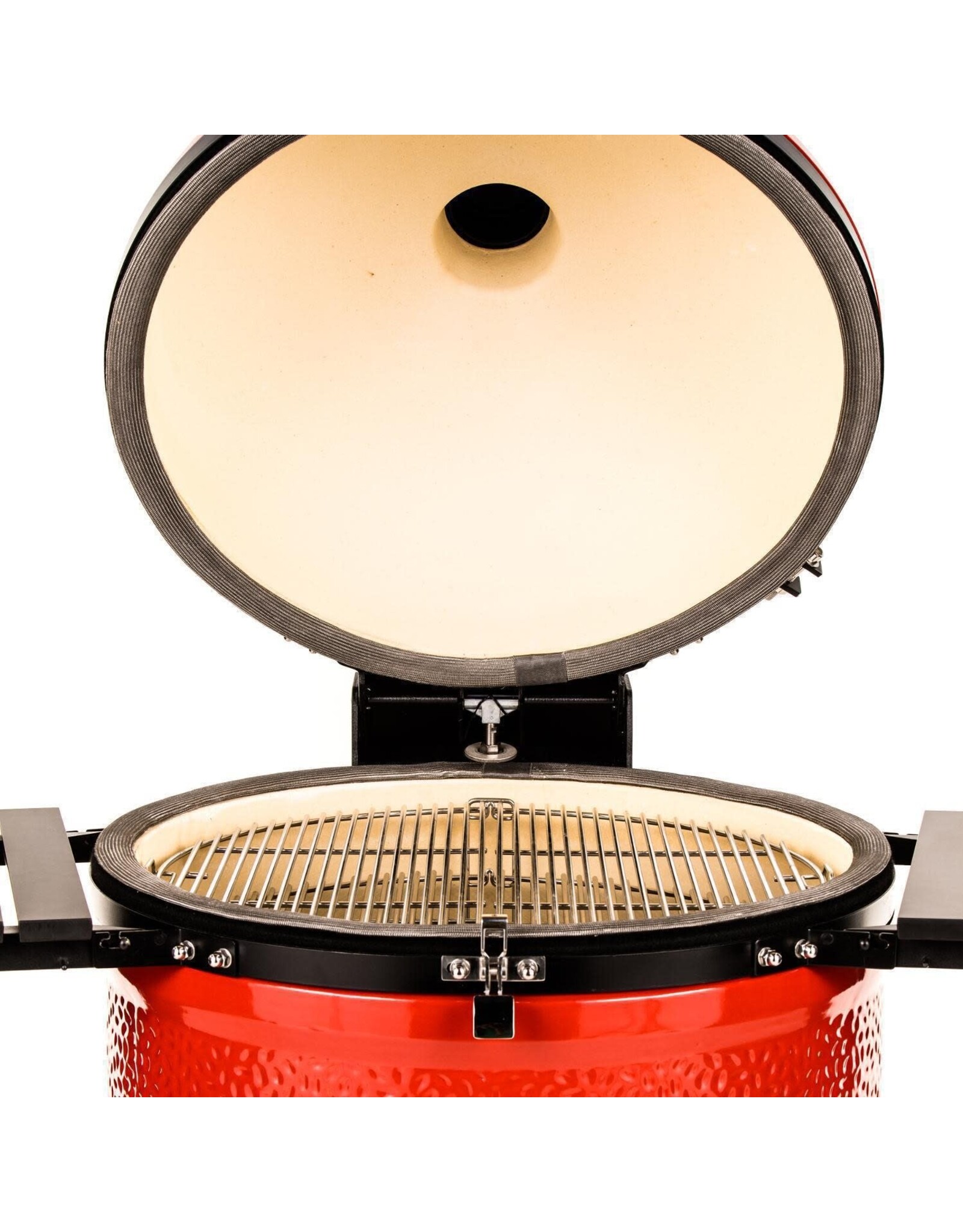 Kamado Joe Kamado Joe Big Joe III w/ Cart, Hyperbolic Insert, Aluminum Side Shelves, Heat Def, D&C, Tools - KJ15041021