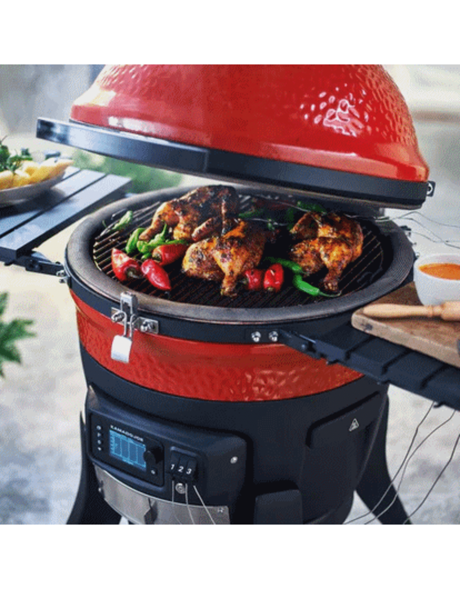 Kamado Joe Kamado Joe Konnected Joe Digital Charcoal Grill and Smoker with Auto-Ignition and Temperature Control - KJ15041123