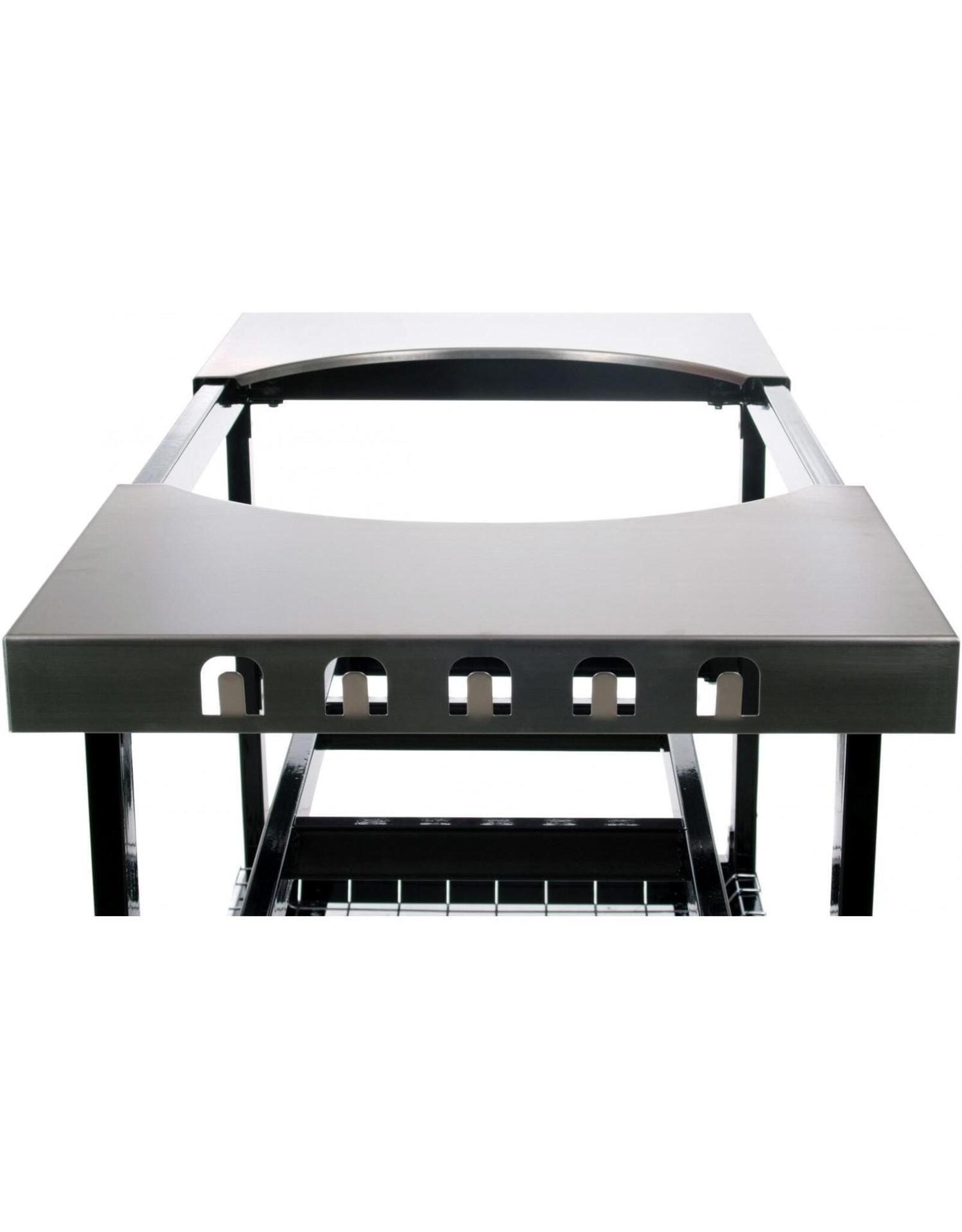 Primo Ceramic Grills Primo Cart Base with Basket and SS Side Shelves for XL 400, LG 300 - PG00370