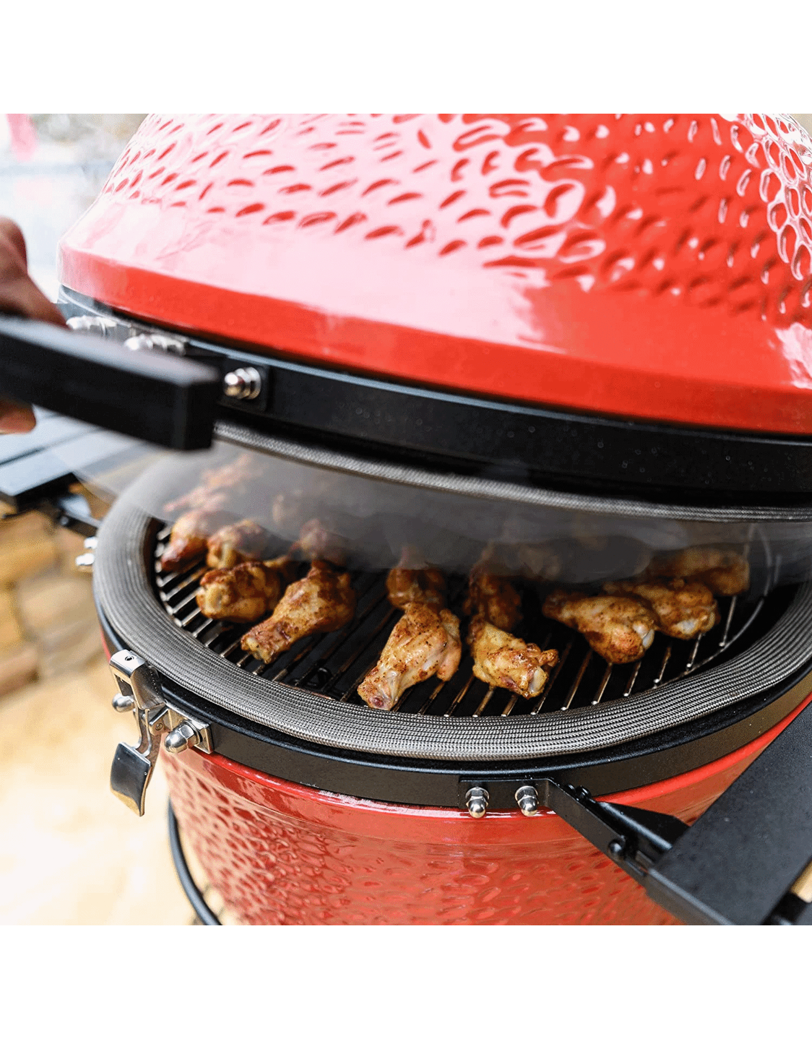 Kamado Joe Kamado Joe Classic II w/ Cart, Side Shelves, Heat Deflector & Tools w/ KJ-CBH  - KJ23RHC