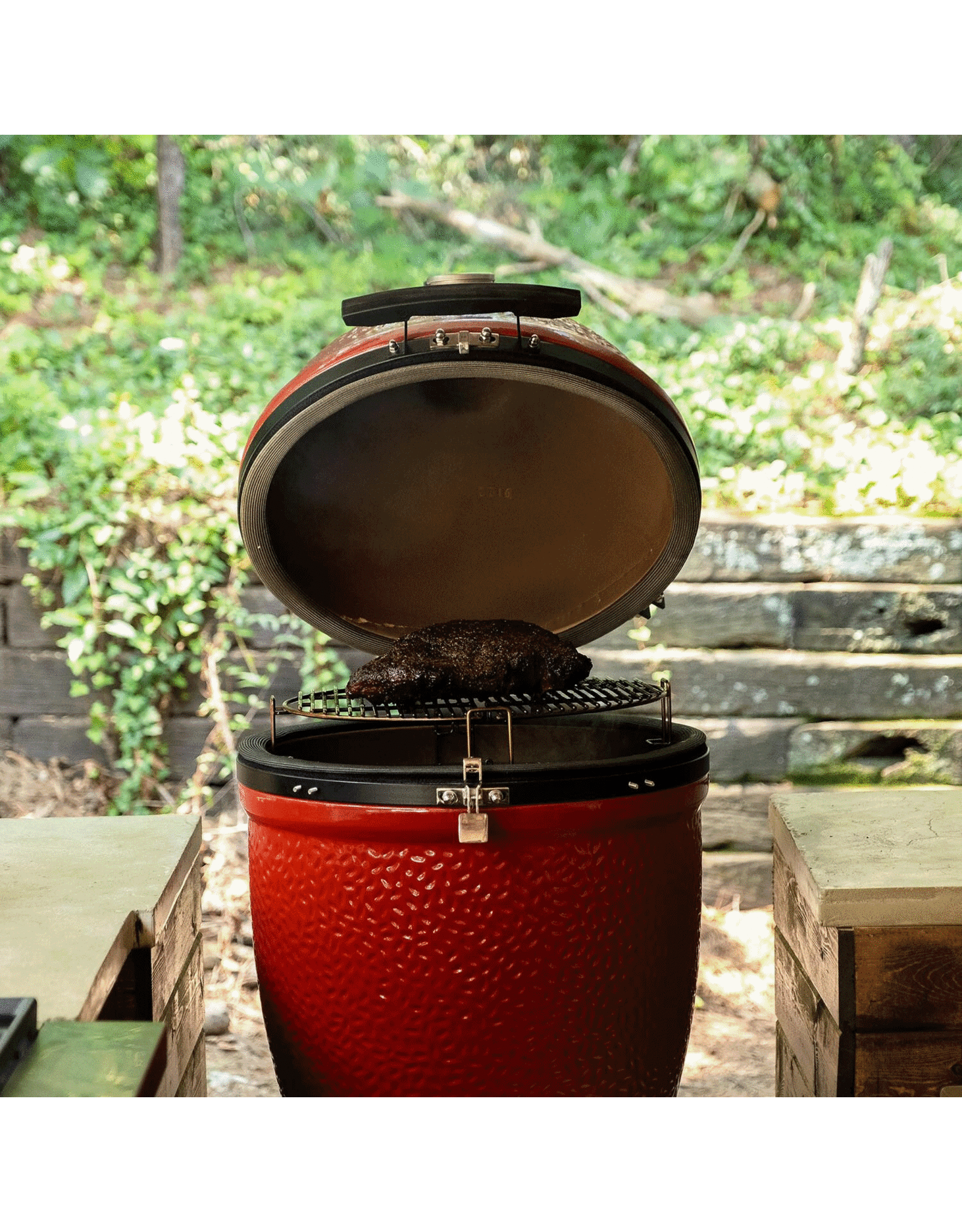 Kamado Joe Kamado Joe Classic Joe III w/ Hyperbolic Insert, Heat Def, D&C, Tools - KJ15040721