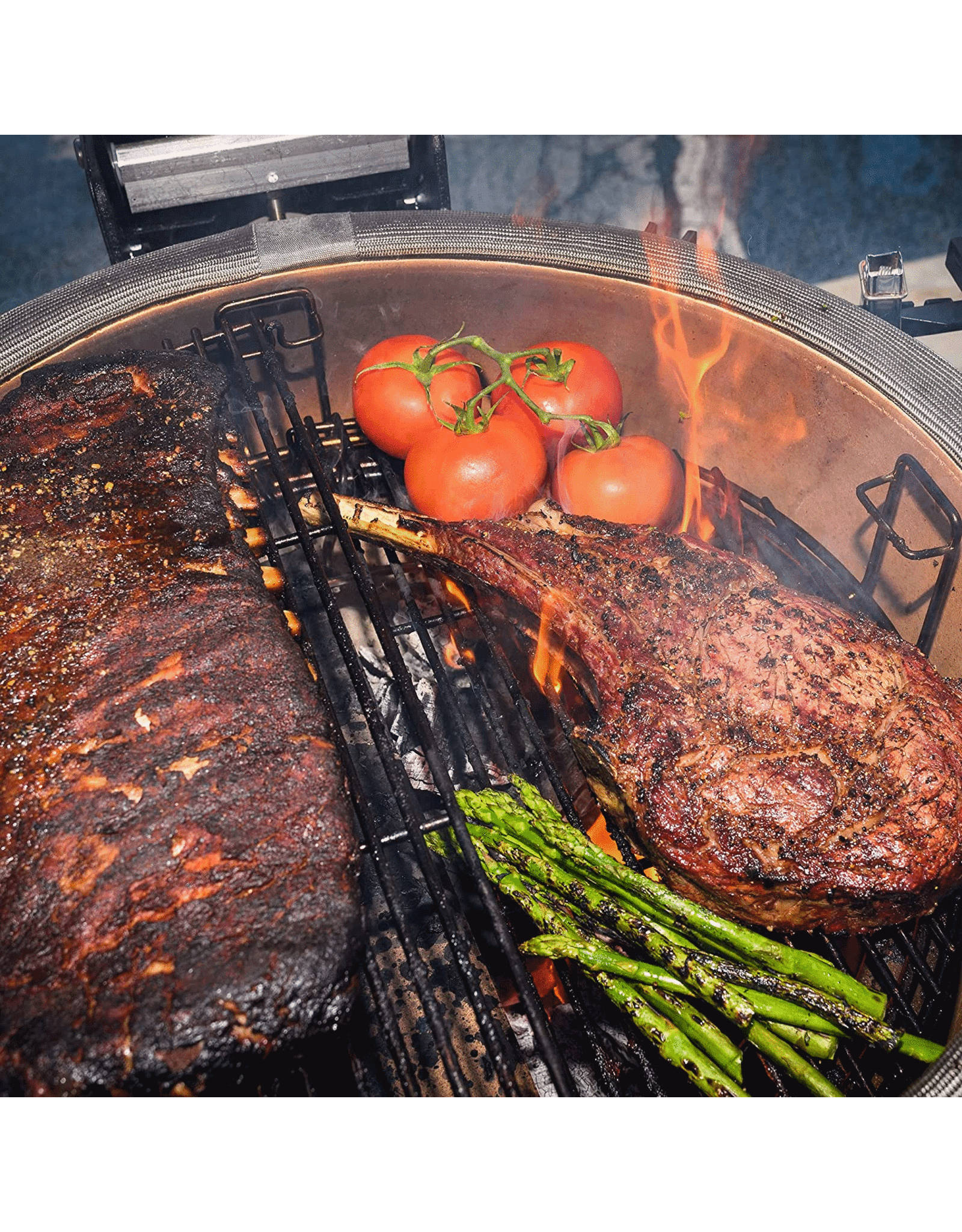 Kamado Joe Kamado Joe Big Joe III w/ Hyperbolic Insert, Heat Def, D&C, Tools - KJ15040821
