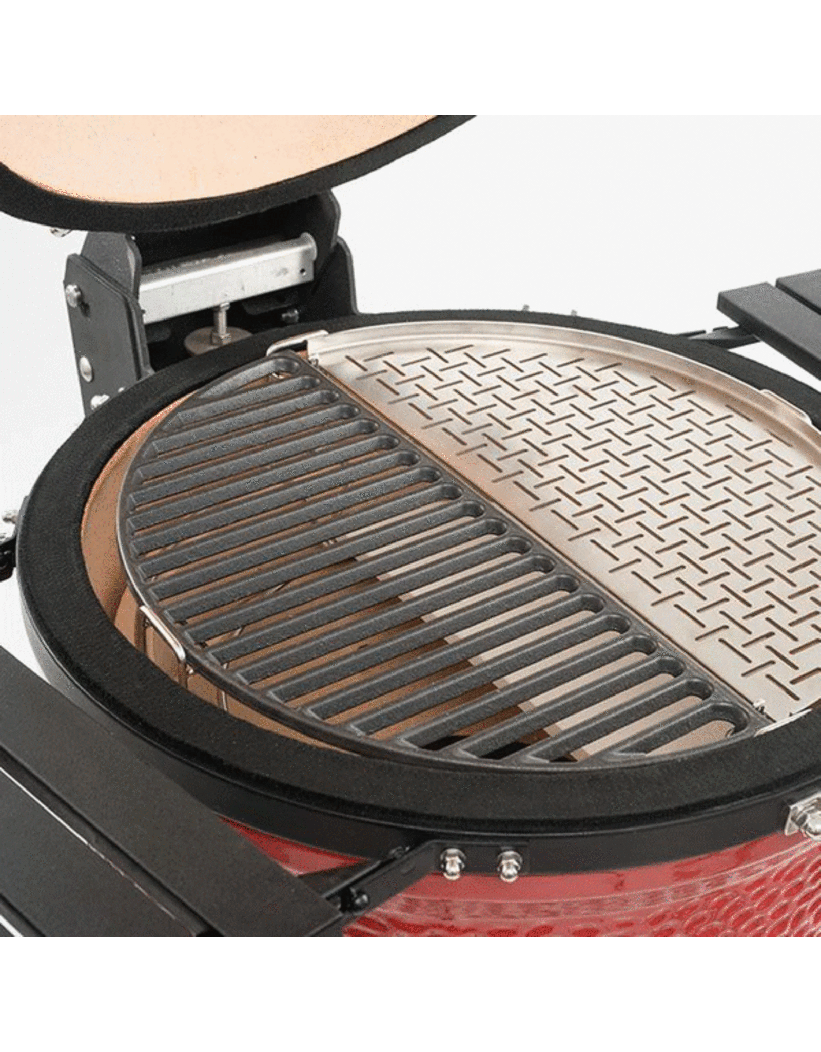 Kamado Joe Kamado Joe Half Moon Cast Iron Cooking Grate For Big Joe II & III 24-Inch Grills - BJ-HCICG