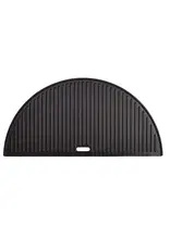 Kamado Joe Kamado Joe Half Moon Cast Iron Reversible Griddle For Classic 18-Inch Grills - KJ-HCIGRIDDLE