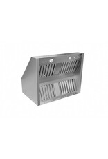 Tradewind Trade-Wind 72-Inch Smooth Outdoor BBQ Wall Hood - Stainless Steel- Hood Only - S7272CD