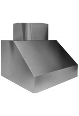 Tradewind Trade-Wind 72-Inch Stainless Steel 2300 CFM Smooth Face Outdoor Vent Hood W/ Convertible Discharge - S727223CD