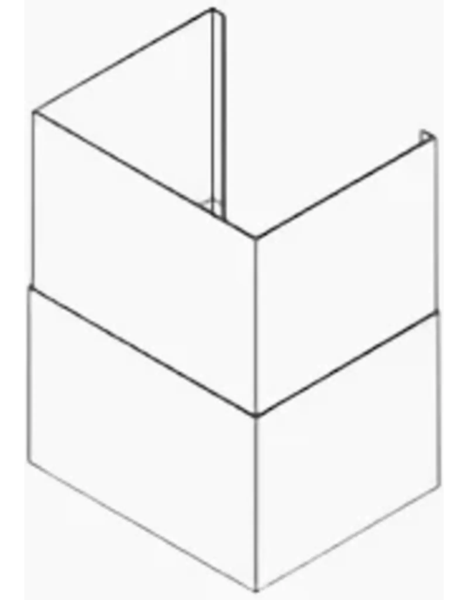 Tradewind 2  Piece  Duct  Cover  to  Extend  up to 12' Ceilings, for P7236