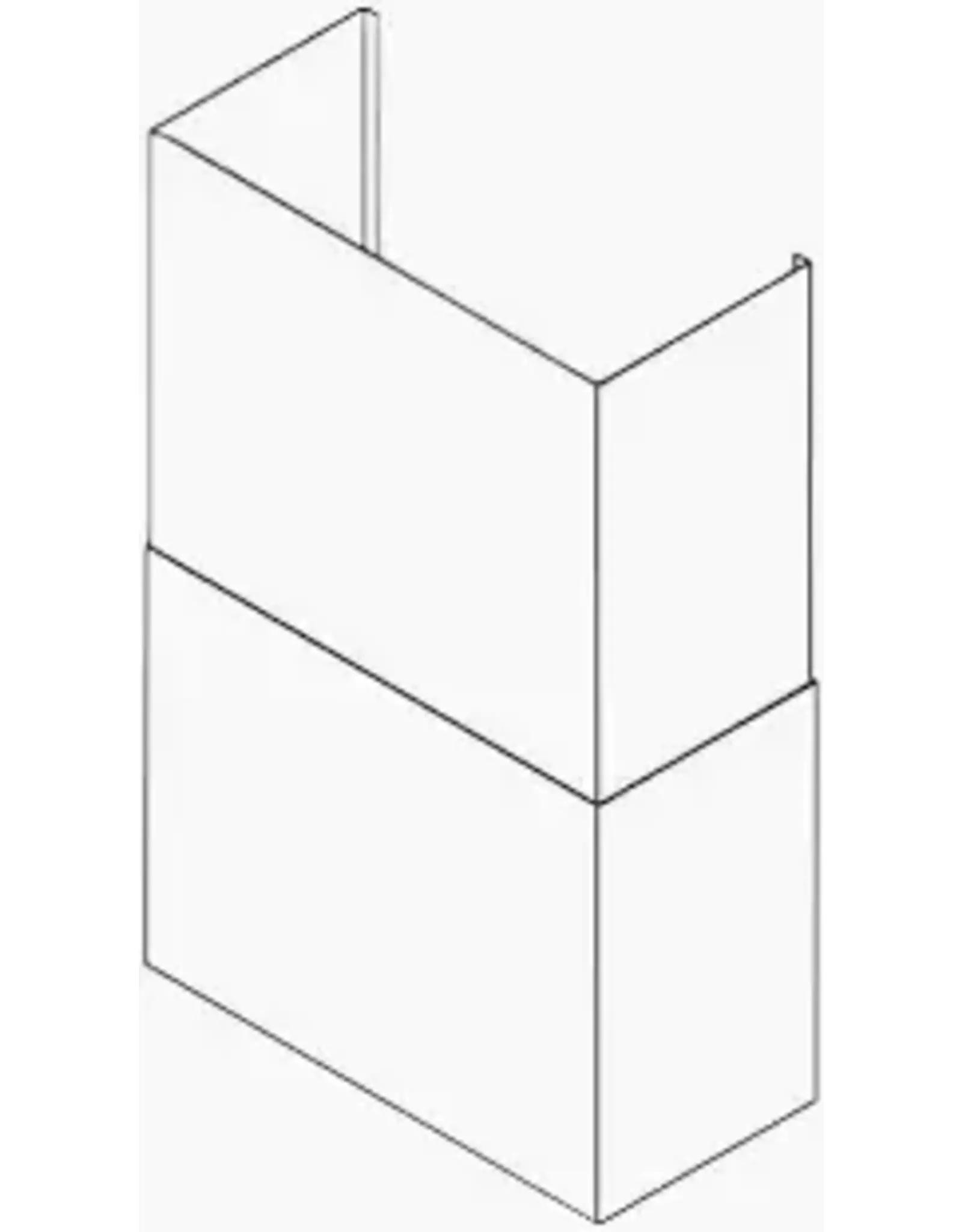 Tradewind 2  Piece  Duct  Cover  to  Extend  up to 12' Ceilings, for P7260