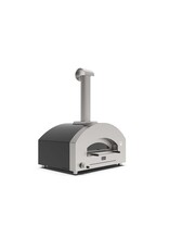 Alfa Pizza Ovens Alfa Futuro 4 Pizze Gas Pizza Oven - Silver Black - FXFT-4P-MSB-U