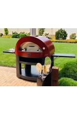 Alfa Pizza Ovens Alfa Moderno 5 Pizze Propane Pizza Oven W/ Natural Gas Conversion Kit - Antique Red - FXMD-5P-MROA-U