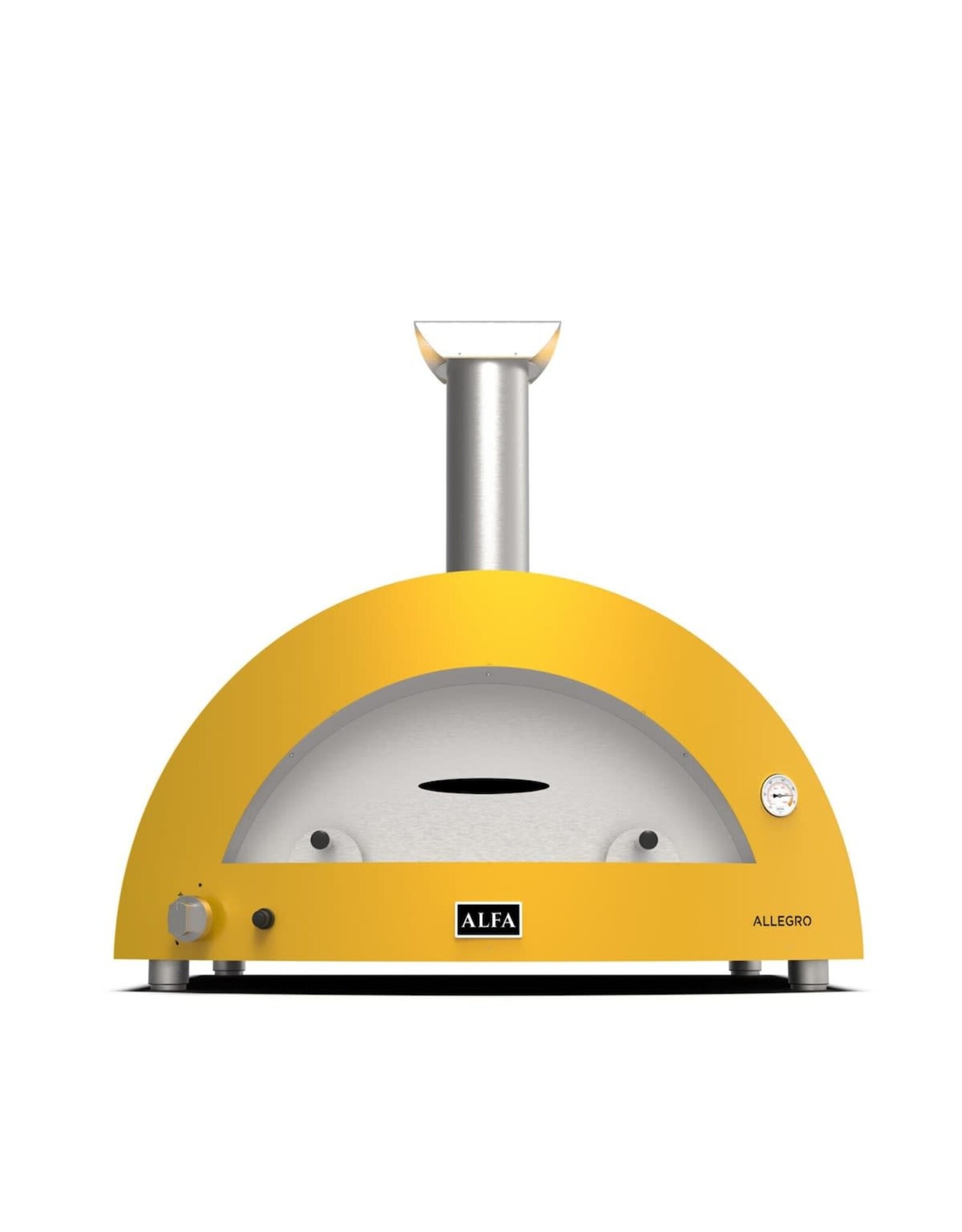 Alfa Pizza Ovens Alfa Moderno 5 Pizze Propane Pizza Oven W/ Natural Gas Conversion Kit - Fire Yellow - FXMD-5P-MGIA-U