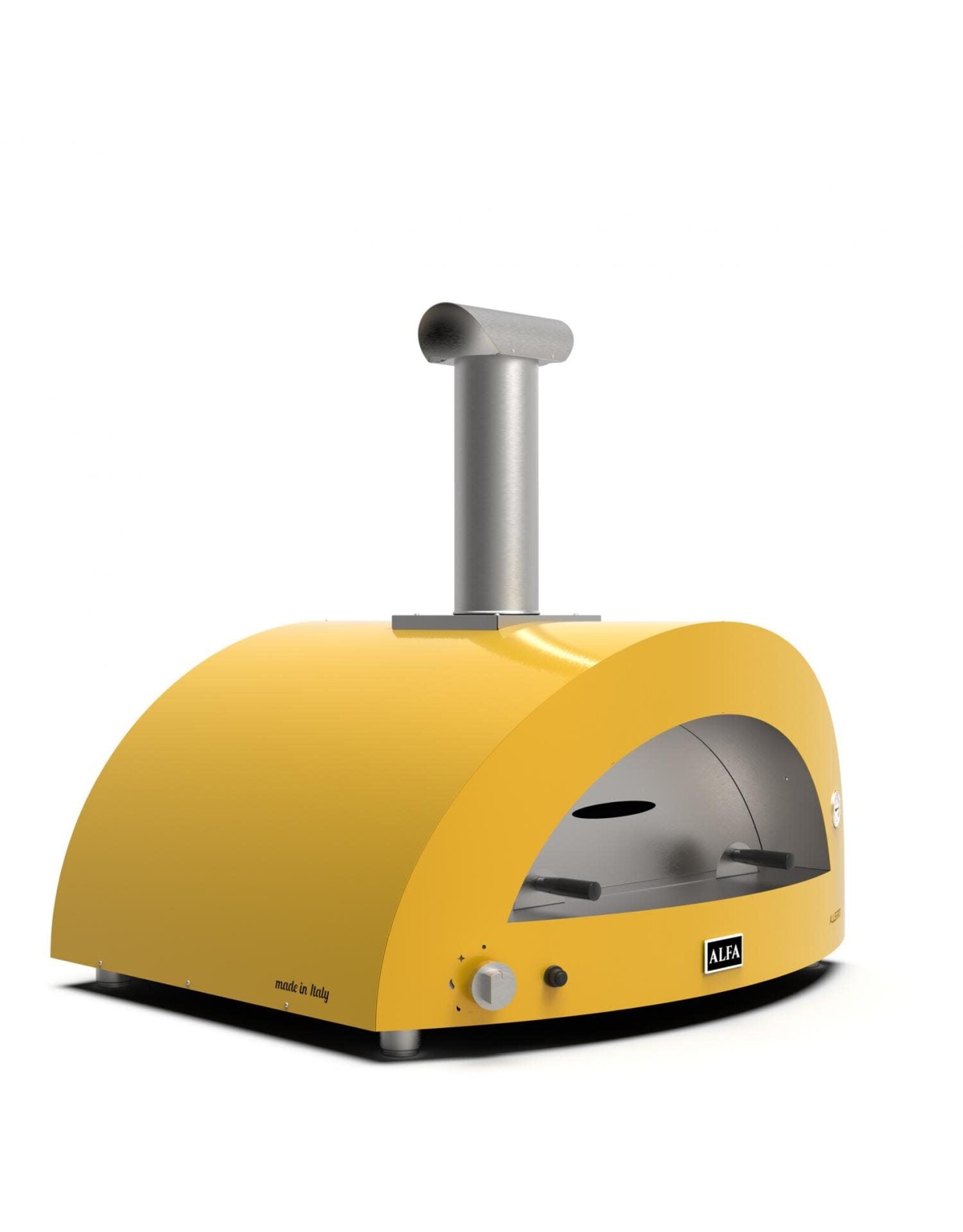 Alfa Pizza Ovens Alfa Moderno 5 Pizze Propane Pizza Oven W/ Natural Gas Conversion Kit - Fire Yellow - FXMD-5P-MGIA-U