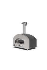 Alfa Pizza Ovens Alfa Futuro 2 Pizze Gas Pizza Oven - Silver Black - FXFT-2P-MSB-U