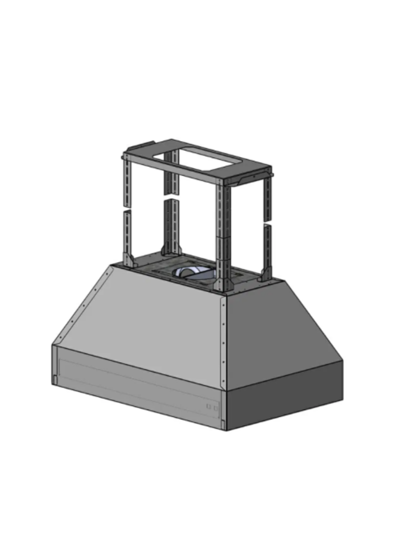 Tradewind 48", Island - Internal 1200 CFM,  10" Start Collar, Duct Cover to 10' Ceilings