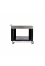 Alfa Pizza Ovens Alfa 28-Inch Stainless Steel Multi-Functional Base & Prep Station - Silver Black - ACTAVO-MINI-SBL