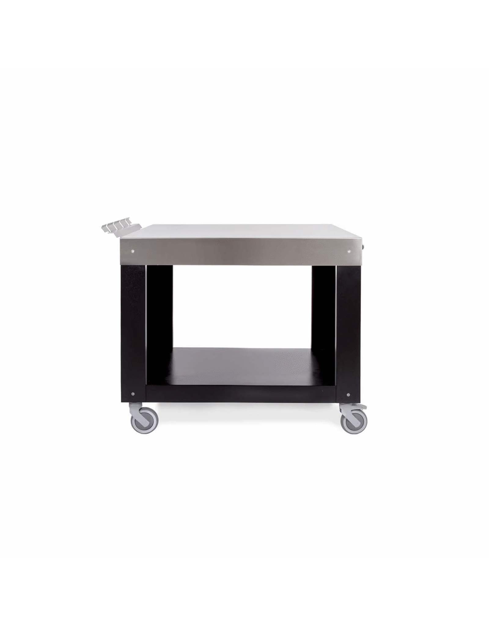 Alfa Pizza Ovens Alfa 28-Inch Stainless Steel Multi-Functional Base & Prep Station - Silver Black - ACTAVO-MINI-SBL