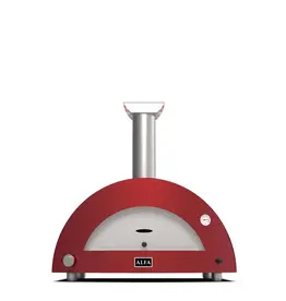 Alfa Pizza Ovens Alfa Moderno 3 Pizze Gas Pizza Oven - Antique Red - FXMD-3P-MROA-U