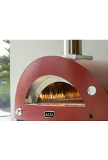 Alfa Pizza Ovens Alfa Moderno 3 Pizze Gas Pizza Oven - Antique Red - FXMD-3P-MROA-U