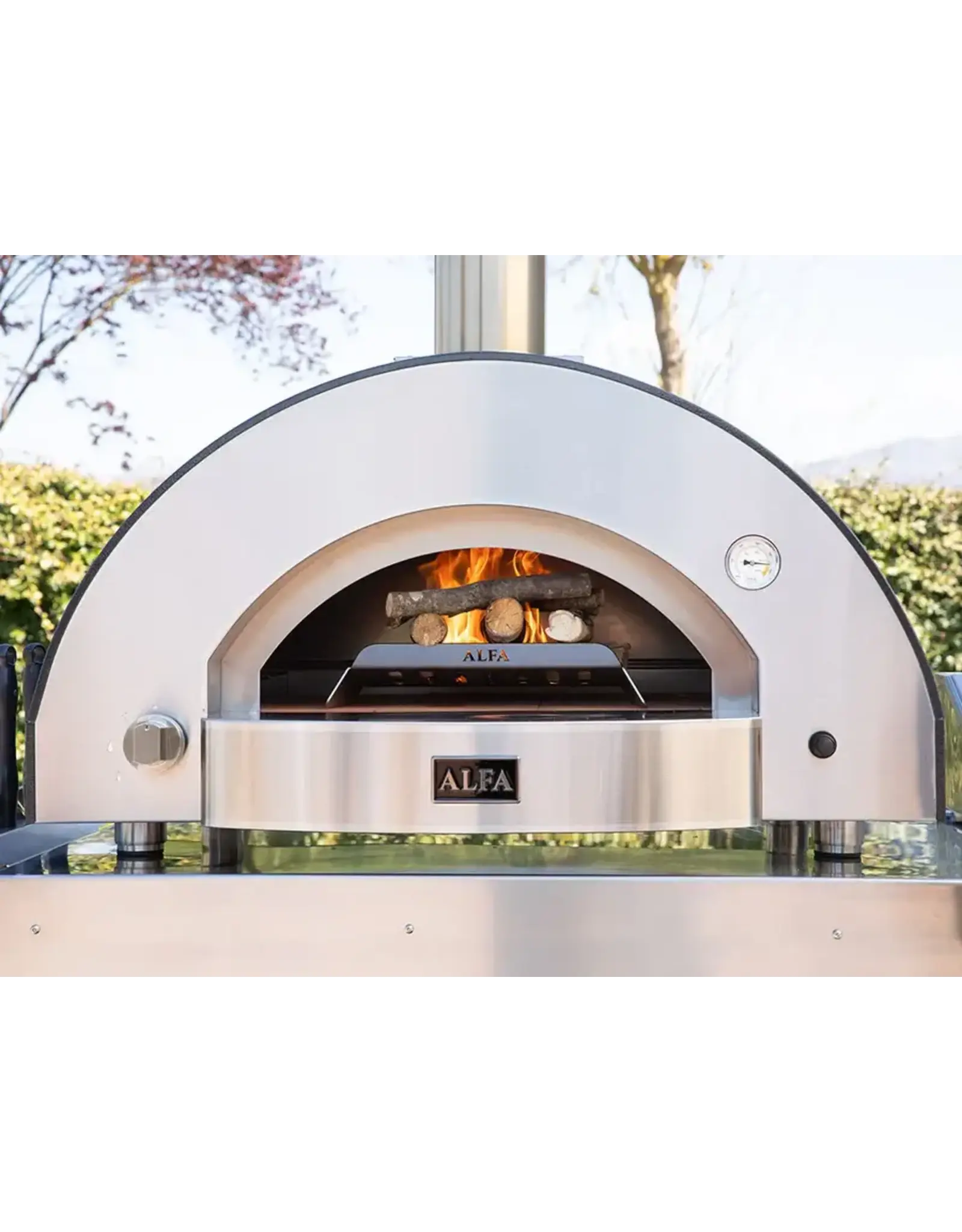 Alfa Pizza Ovens Alfa 4 Pizze - Gas - Ardesia Grey NG - FXCL-4P-MGRA-U