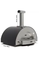 Alfa Pizza Ovens Alfa 4 Pizze - Gas - Ardesia Grey NG - FXCL-4P-MGRA-U