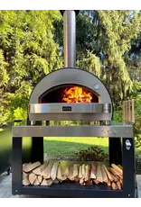 Alfa Pizza Ovens Alfa 4 Pizze 31-Inch Outdoor Wood-Fired Countertop Pizza Oven - Copper