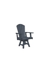 C.R. Plastic Products C. R. Plastic Products Addy Swivel Dining Arm Chair - C15