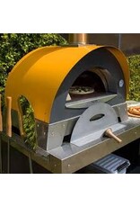 Alfa Pizza Ovens Alfa Ciao 27-Inch Wood Fired Countertop Pizza Oven In Yellow - FXCM-LGIA-T-V2 Alfa Pizza Ovens Alfa Ciao 27-Inch Wood Fired Countertop Pizza Oven In Yellow - FXCM-LGIA-T-V2
