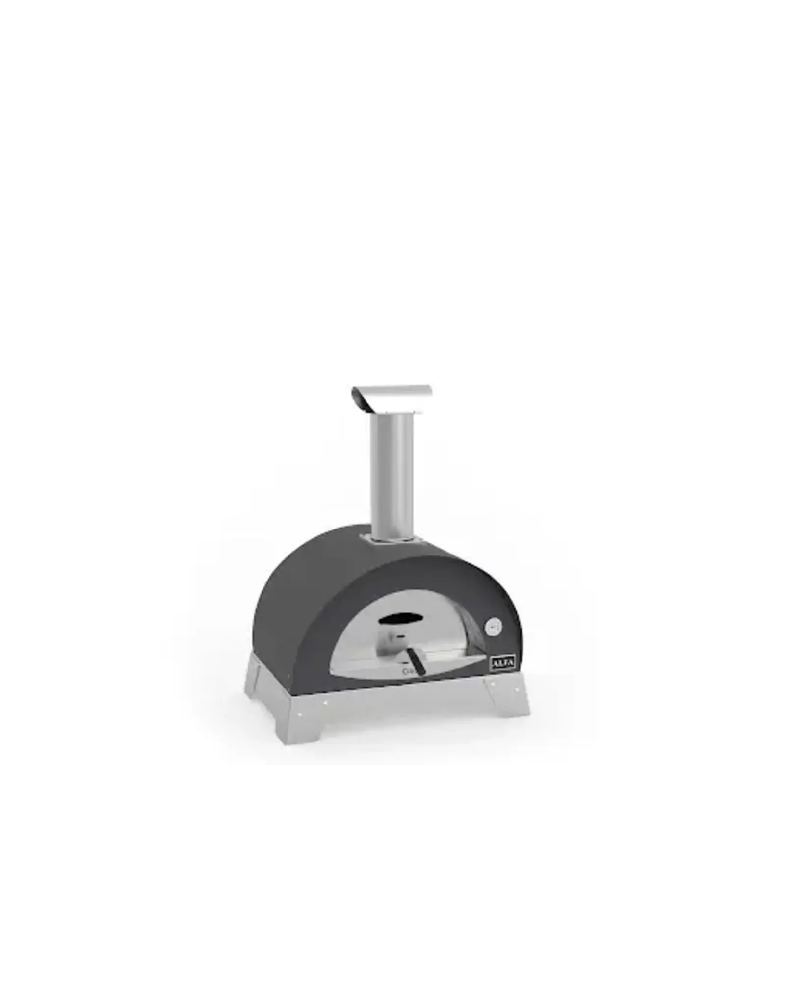 Alfa Pizza Ovens Alfa Ciao 27-Inch Wood Fired Countertop Pizza Oven In Silver Gray - FXCM-LGRI-T-V2