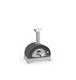 Alfa Pizza Ovens Alfa Ciao 27-Inch Wood Fired Countertop Pizza Oven In Silver Gray - FXCM-LGRI-T-V2