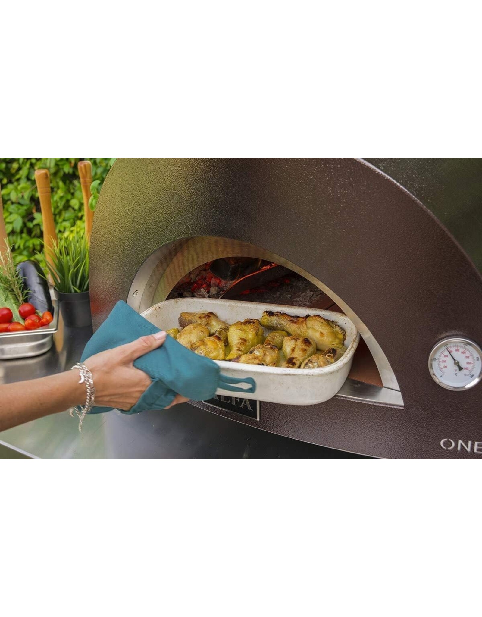 Alfa Pizza Ovens Alfa 1 Pizze - Gas - Copper - LP - FXMD-1P-GRAM-U