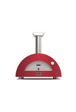 Alfa Pizza Ovens Alfa Moderno 2 Pizze Outdoor Wood Pizza Oven - Antique Red - FXMD-2P-LROA