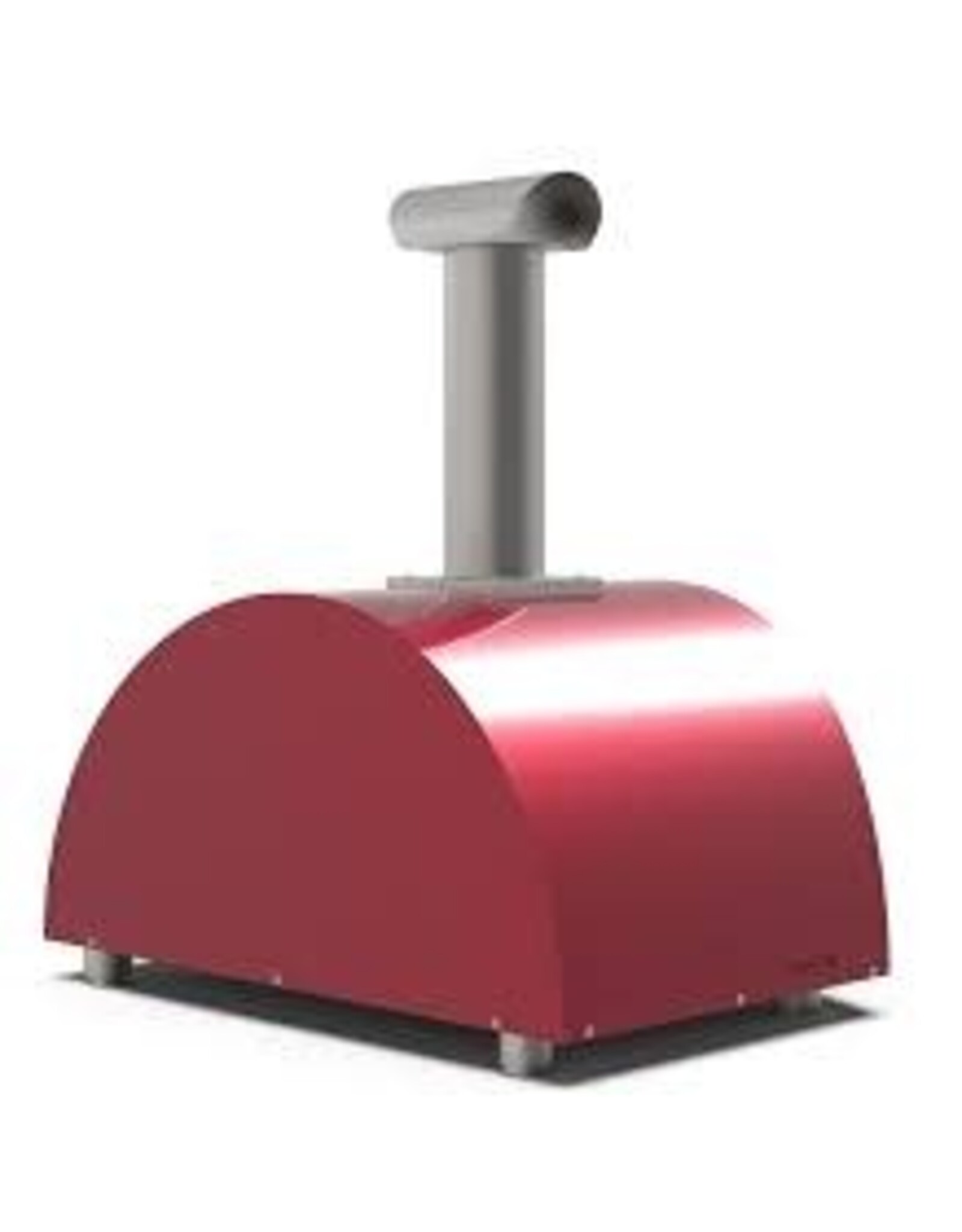 Alfa Pizza Ovens Alfa Moderno 2 Pizze Outdoor Wood Pizza Oven - Antique Red - FXMD-2P-LROA