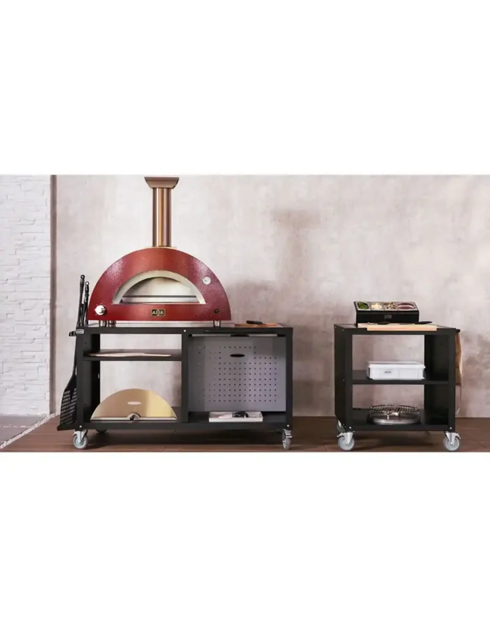 Alfa Pizza Ovens Alfa Cooking Station 80 W/ SS Top - AC-CKS-8080