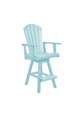 C.R. Plastic Products C. R. Plastic Products Swivel Pub Arm Chair - C25