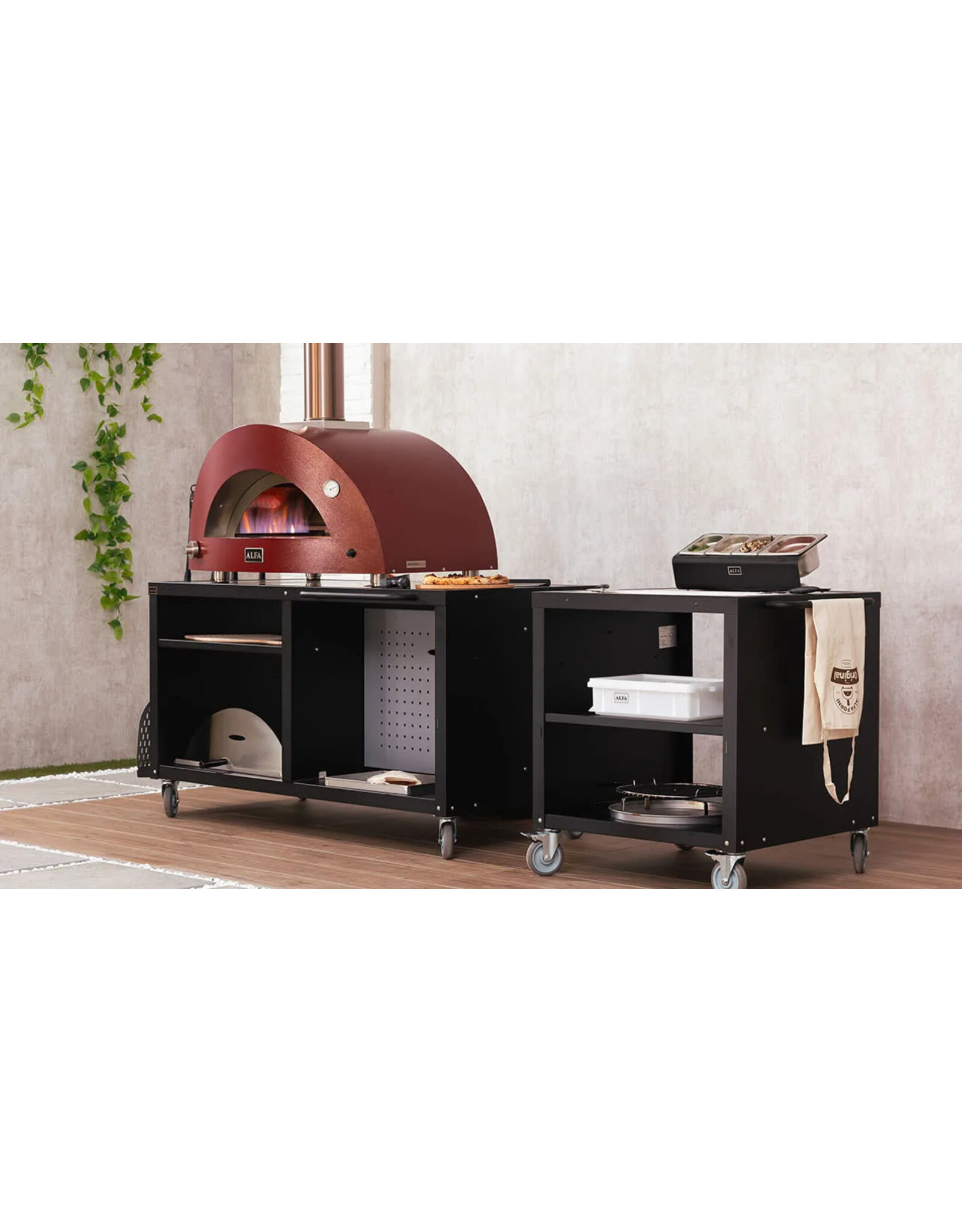 Alfa Pizza Ovens Alfa Top 160 White Corian - AC-CKS-P160C
