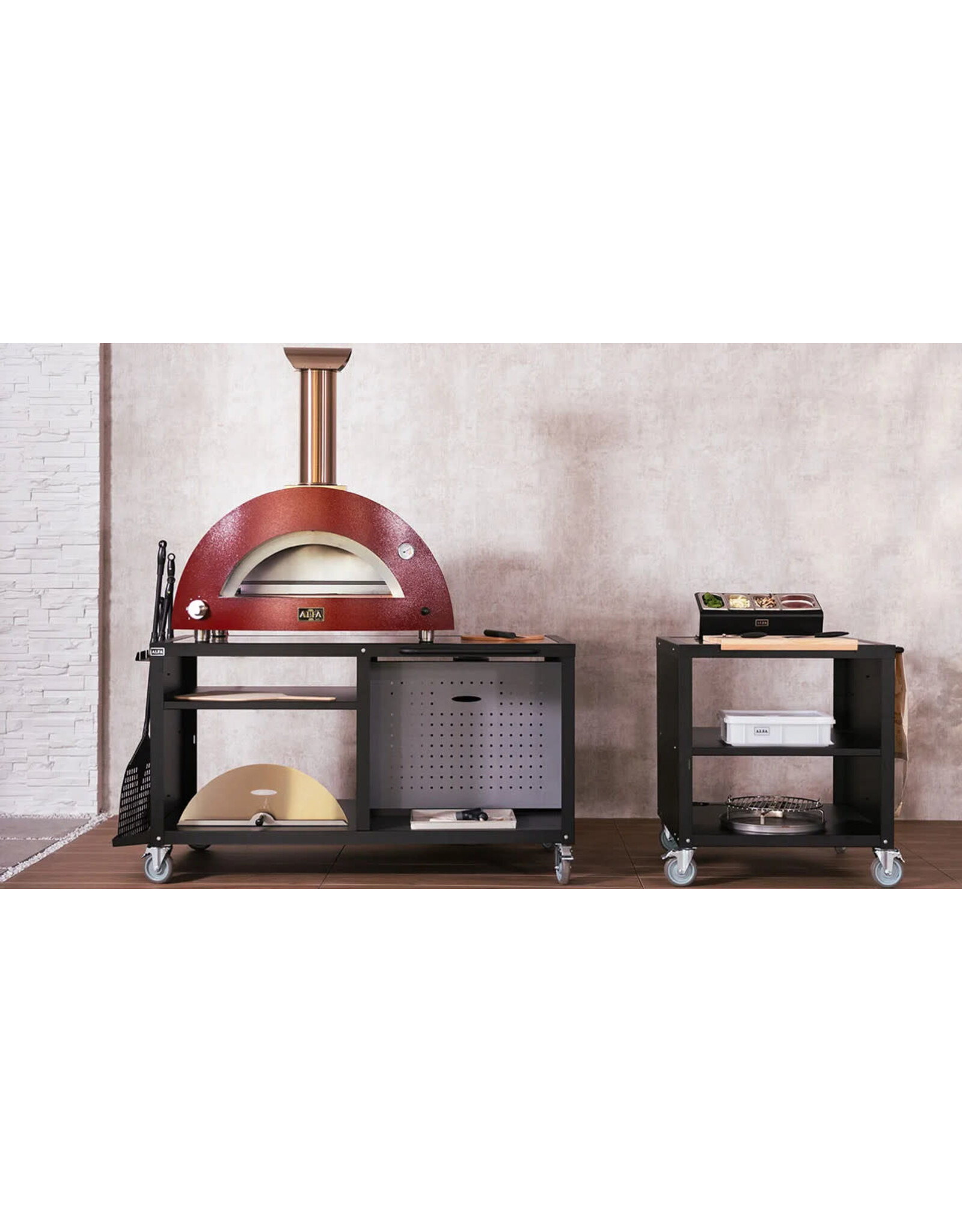 Alfa Pizza Ovens Alfa Top 160 White Corian - AC-CKS-P160C