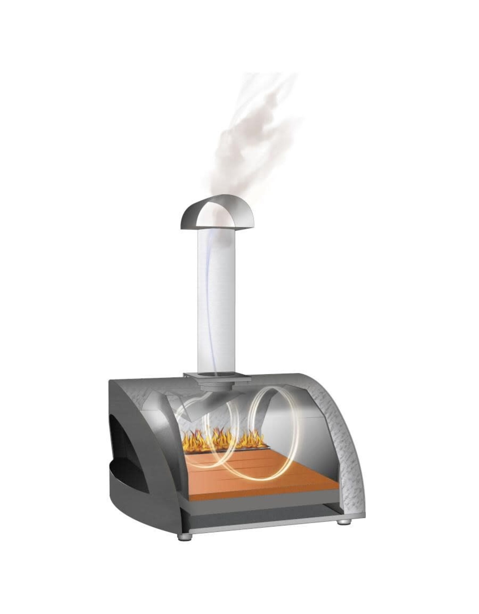 Alfa Pizza Ovens Alfa Moderno Portable Pizza Oven - Ardesia Grey - FXMD-PT-GGRA-U