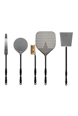 Alfa Pizza Ovens Alfa 48" 5Pc Wood Large Peel Kit (Lg Peel, Turner, Brush, Rake, Scoop) - AC-5PCLWPEELSET