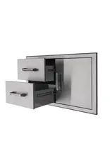 Tereaux Tereaux 36" Door & Double Drawer Combo - LO-DADC-36