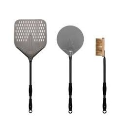 Alfa Pizza Ovens Alfa 48" 3Pc Gas Large Peel Kit (Lg Peel, Turner, Brush) - AC-3PCLGPEELSET